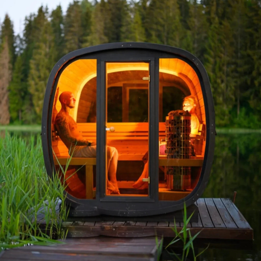 Orivon Wellness - Auris Two Luxury Outdoor Cedar Cabin Sauna