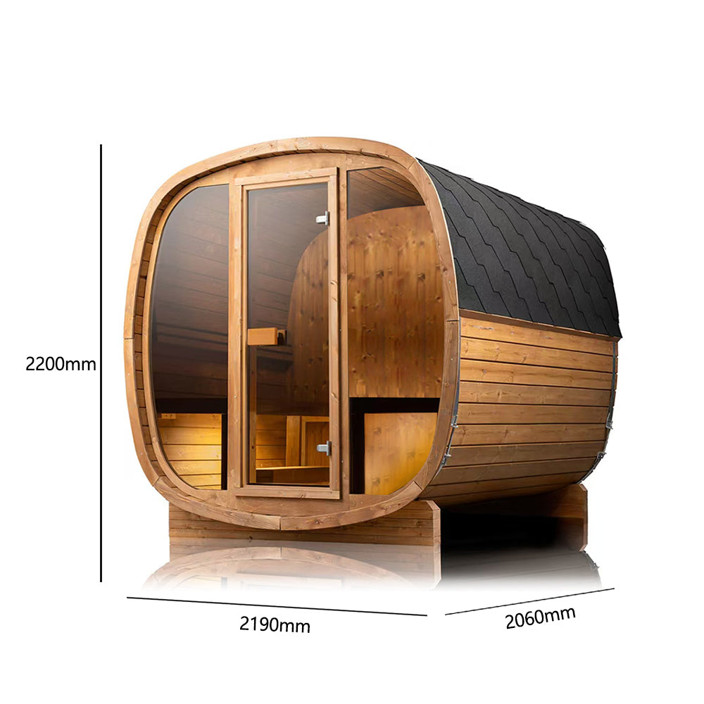 Orivon Wellness - Auris Two Luxury Outdoor Cedar Cabin Sauna